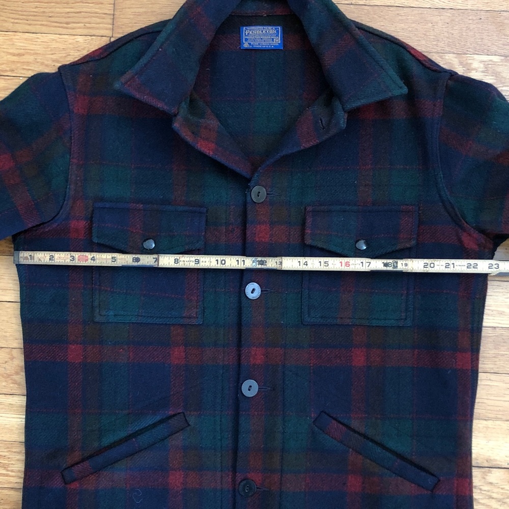 Vintage Pendleton Men's All Wool Shirt Jacket - Picture 11 of 13